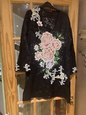 Butler And Wilson beaded floral kaftan SizeM