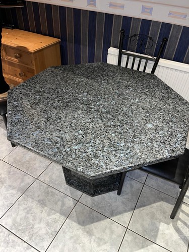 Solid granite table - solid,