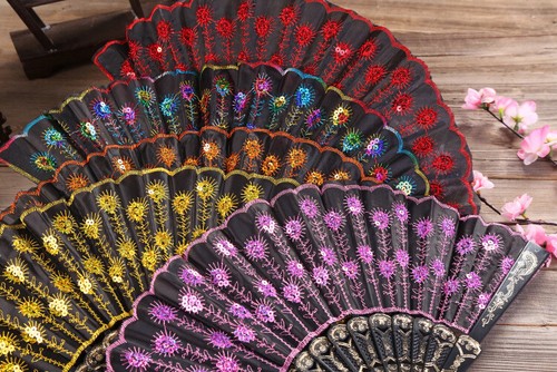 Chinese hand held - fan, folding