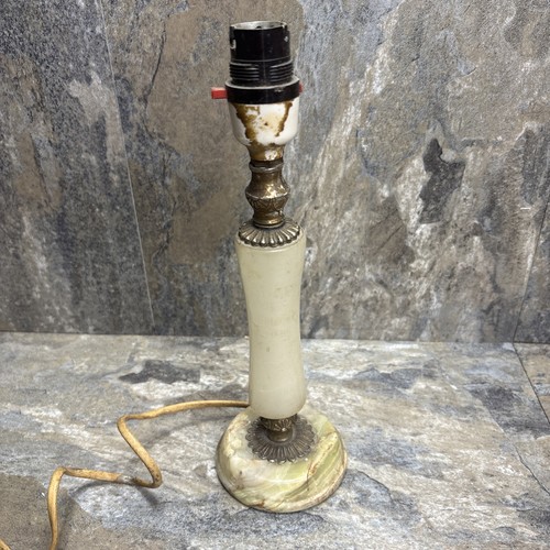 Vintage onyx table - table, lamp
