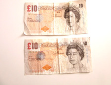 2 x OLD £10 POUND NOTES