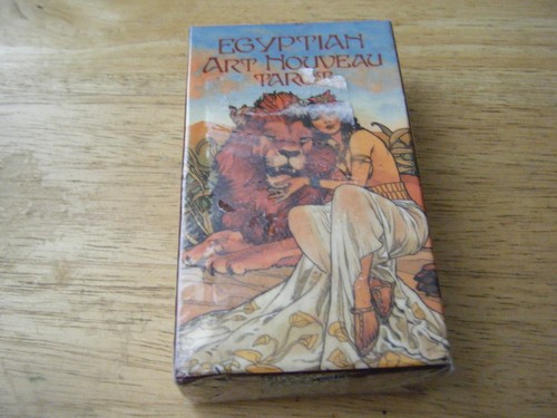 Egyptian art nouveau tarot - art,