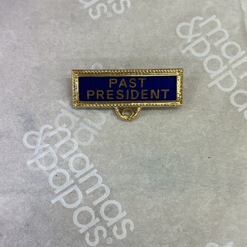 Past president badge blue - past,