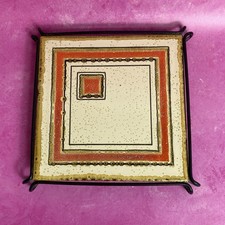 Vintage Geometric Tile Trivet