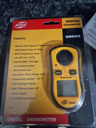 Digital anemometer - ,