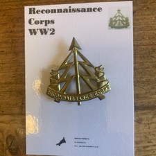 Reconnaissance Corps WW2 Cap