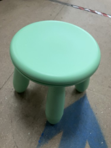 Ikea mammut green stool - green,