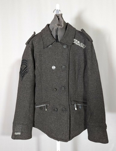 Superdry vtg y2k navy label - superdry,