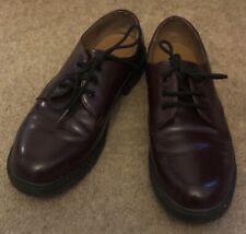 Primark Burgundy Lace Up Ladies Brogues Size 5. Worn A Couple Of Times