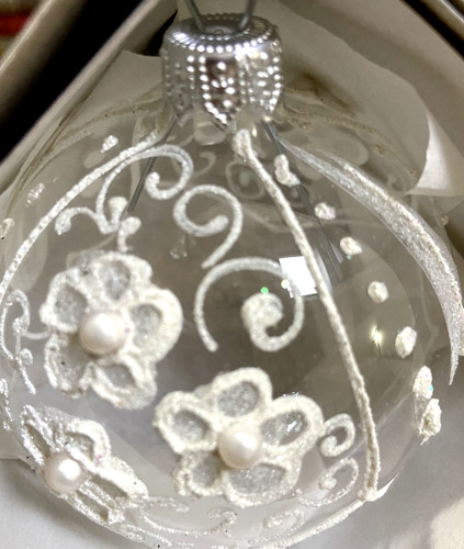 Hand painted blown glass - 6,