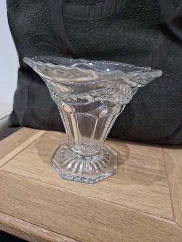 Vintage large clear - , vase