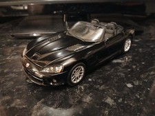 Dodge Viper SRT-10 2003 Black Detailed, Welly Diecast Scale Model Car 1:24