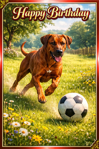 Rhodesian ridgeback birthday - ridgeback,