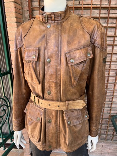Belstaff leather jacket - belstaff,