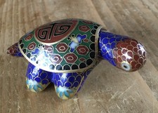Vintage Cloisonné Turtle