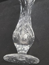 cut glass rose vase single