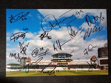 NOTTINGHAMSHIRE COUNTY CRICKET  CHAMPIONS 2026 SIGNED PHOTO BY 16 SQUAD MEMBERS