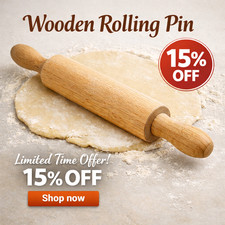 Wooden Rolling Pin Baking