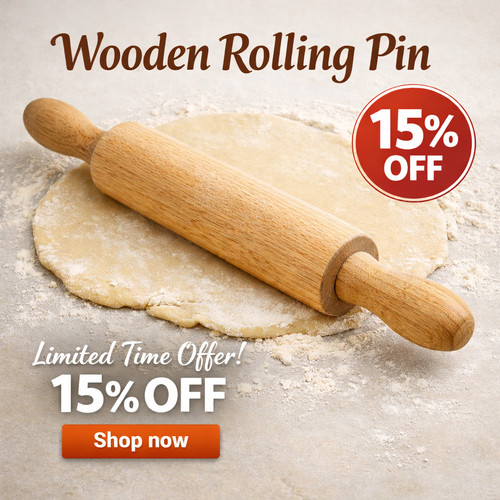 Wooden rolling pin - rolling,