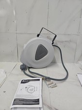 DURHAND Retractable Air Hose Reel Auto Self-Winding Wall Mounted 1/4" 10m+90cm