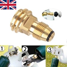 Converts Propane LP Gas Bottle Tank Adapter Valve POL to QCC1 Outlet Brass Parts