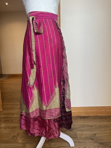 Long pink silk - pink, maxi