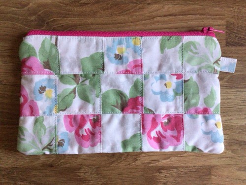 Patchwork zip purse - patchwork,