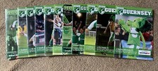Bundle Of Guernsey FC Football Programmes