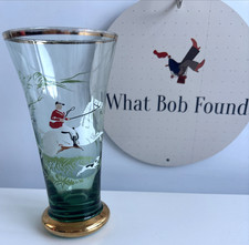 Vintage Fox Hunt Glass Tumbler