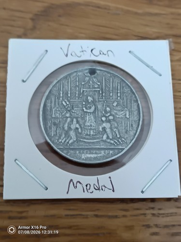 Religious vatican coin - vatican, coin/medal