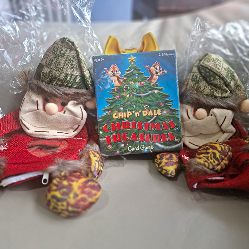 Christmas elf gnome - 2x, plush
