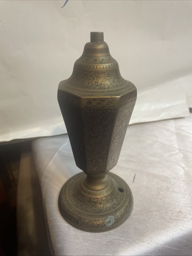 Vintage indian brass table - vintage,