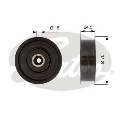 New gates ribbed belt - new,
