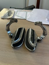 A pair of chrome