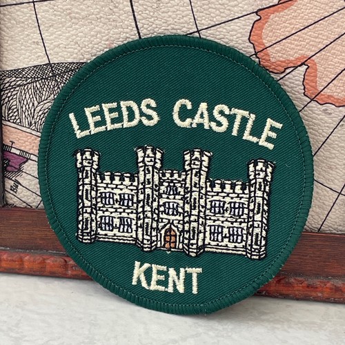 Vintage leeds castle patch - vintage,