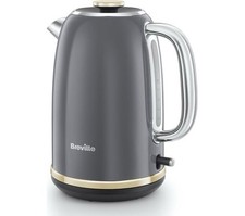 BREVILLE Mostra VKT141 Jug Kettle - Grey & Gold - Brand New