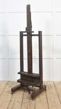 Fully Adjustable Oak Artist’s Easel | Antique Studio Easel | Solid Oak Construct
