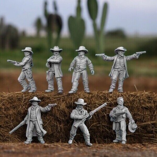 28mm black gunslingers wild - 28mm,
