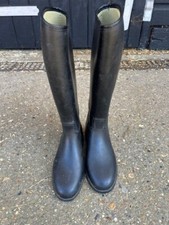 Aigle black riding boots