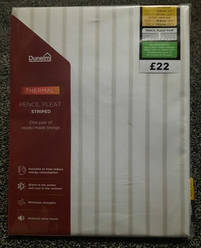 Dunelm thermal pencil - dunelm, pleat