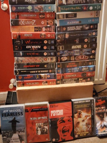 Vhs collection - vhs, tapes