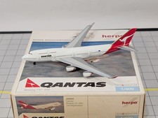 QANTAS AIRWAYS Boeing 747-400 Aircraft Model 1:500 Scale Herpa VH-OJR