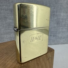 1996 Zippo Lighter - B&H solid