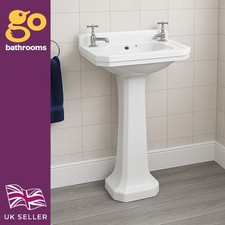Small Bathroom Sink & Pedestal