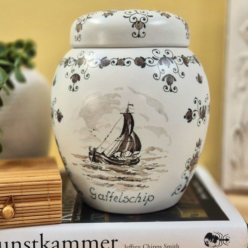 Royal delftware rare sepia - royal,
