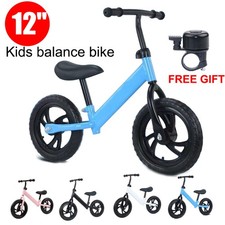 12" Kids Balance Bike Walking Running Training Bicycle For 2-6 Years Children UK