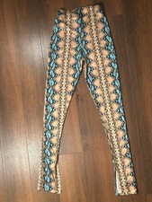 BOOHOO SNAKE PRINT LEGGINGS, SIZE 6, FOR WOMEN, NEW WITHOUT TAG