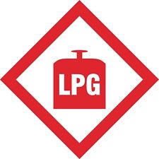 LPG Sign or Sticker - All Material & Size options available. (DAS9)