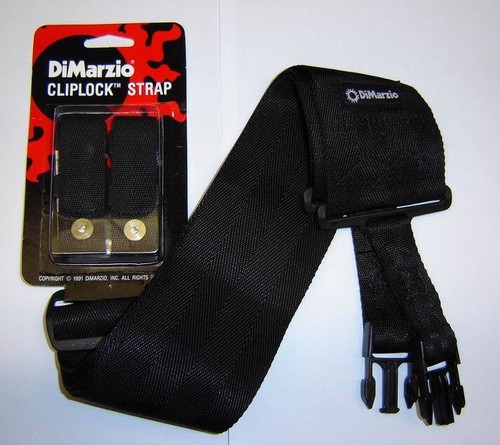 Dimarzio black wide - black, 3"