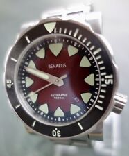 Used Benarus 1000m Diver Automatic Mako Watch Uhr Orologio